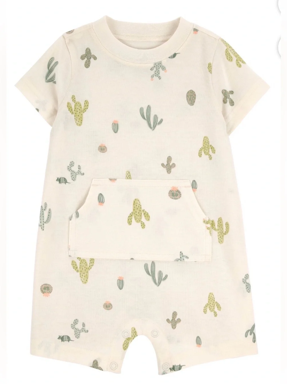 Carter's Child of Mine Baby Boy Cactus Print Romper, 3/6 Months